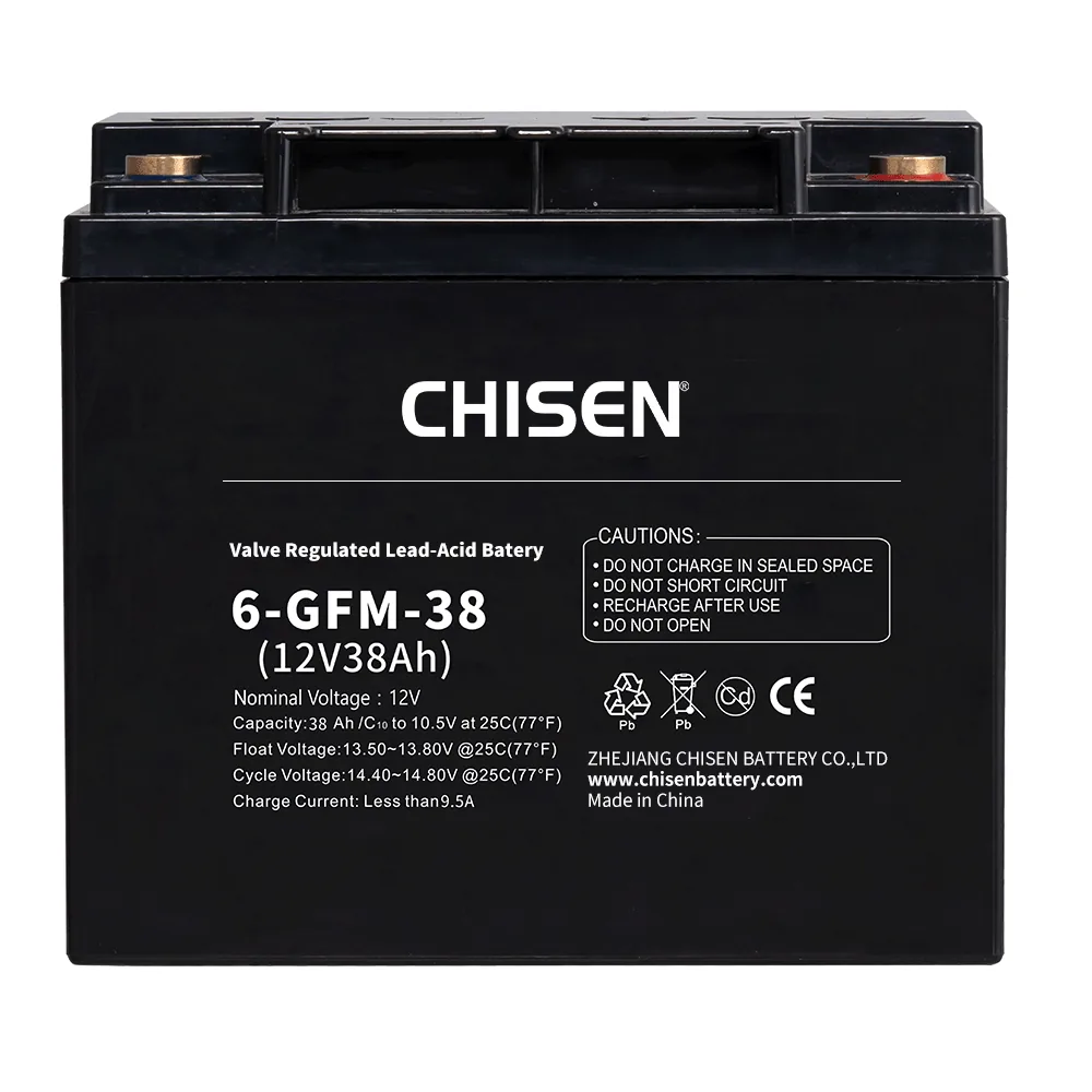 CHISEN 6-GFMJ-38 12V 38Ah GFMJ Gel VRLA Battery product image