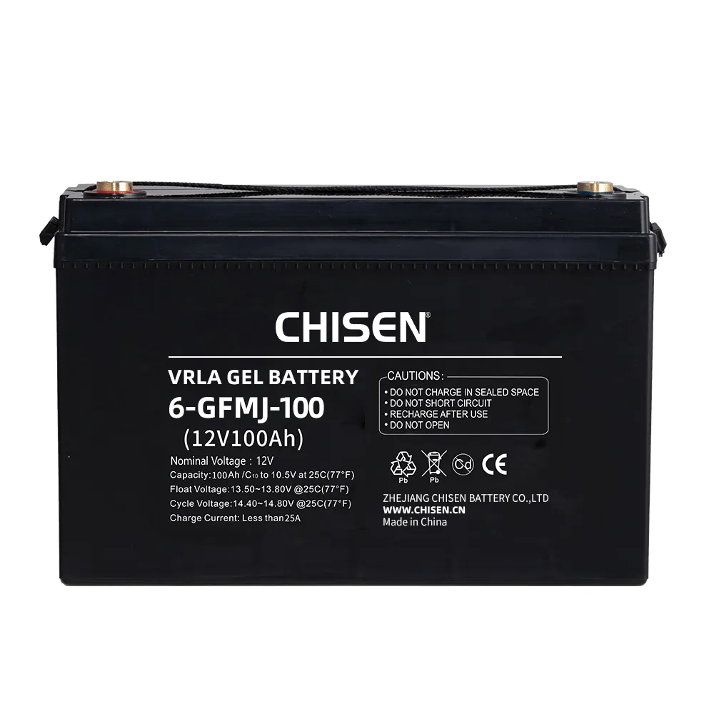 CHISEN 6-GFMJ-100B 12V 100Ah GFMJ Gel VRLA Battery product image
