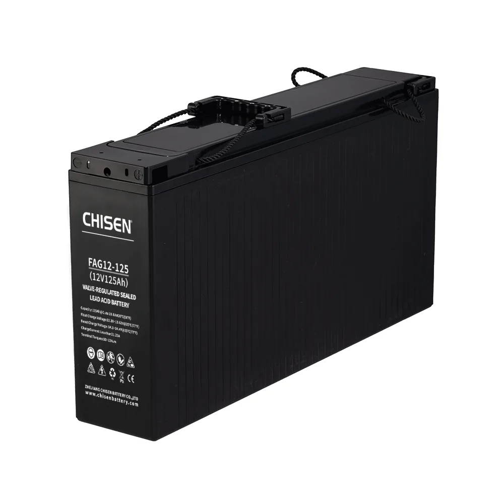FAG12-125 12V 125Ah Front Тэрмінал Battery image 1