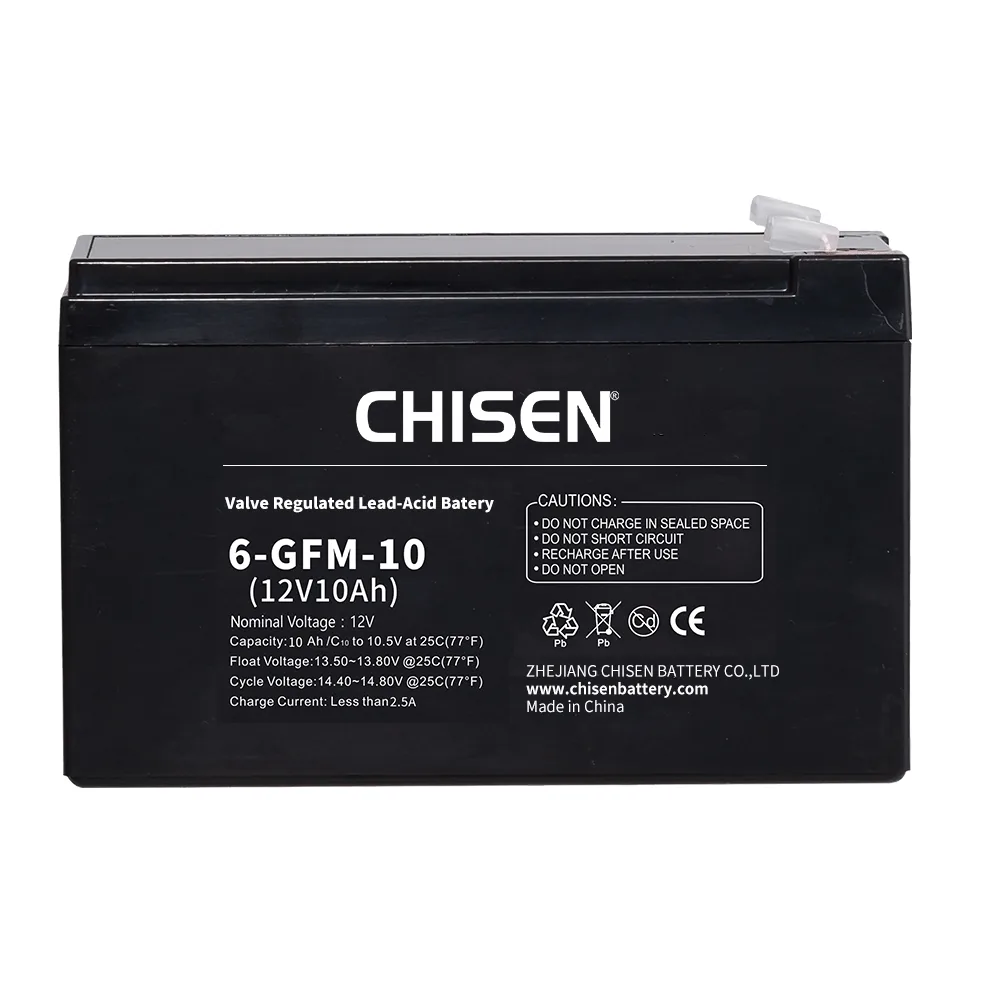 CHISEN 6-GFMJ-10 12V 10Ah GFMJ Gel VRLA Battery product image