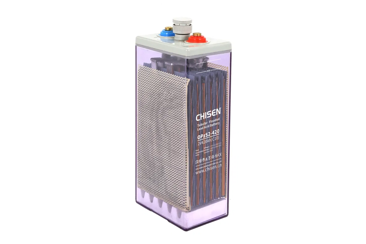 CHISEN OPzS2-420 2V 420Ah Tubular Flooded Battery product image