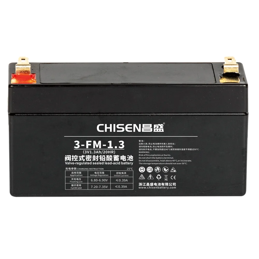 CHISEN 3-FM-1.3 6V 1.3Ah FM VRLA Battery product image