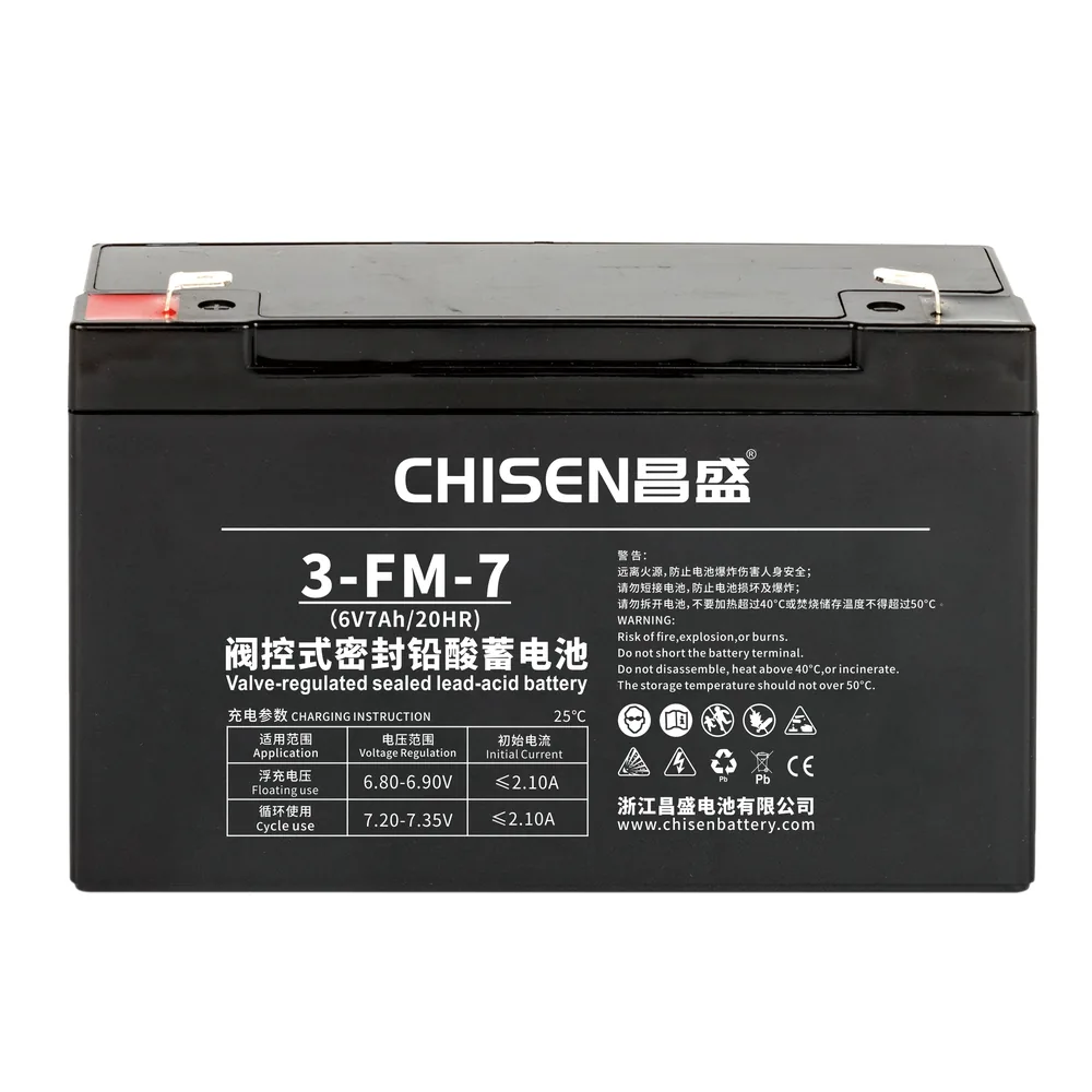 CHISEN 3-FM-7 6V 7Ah FM VRLA Battery product image