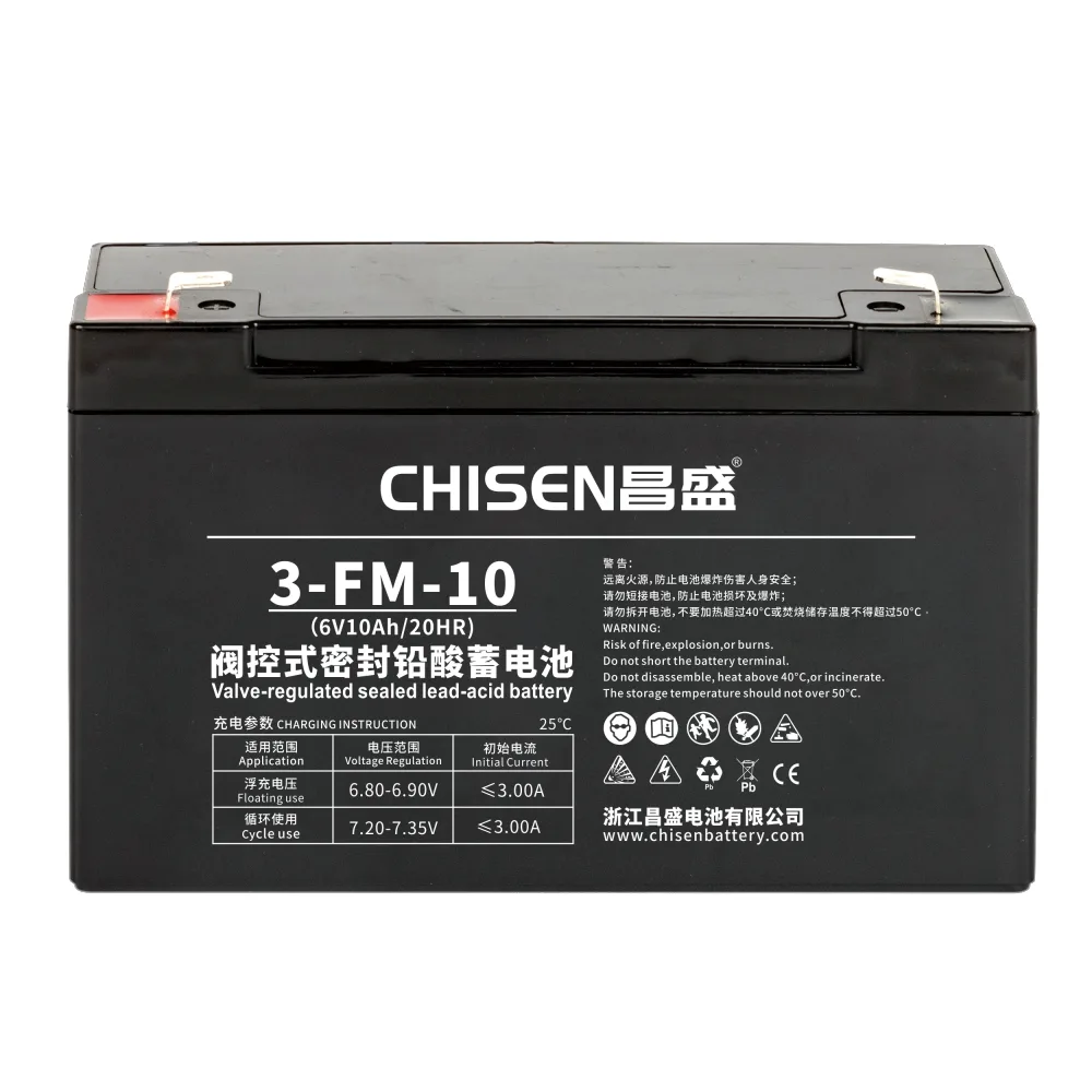 3-FM-10 6V 10Ah FM VRLA Battery product image