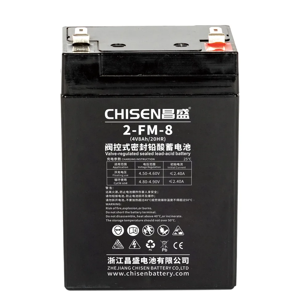 CHISEN 2-FM-8.5B 4V 8Ah FM VRLA Battery product image
