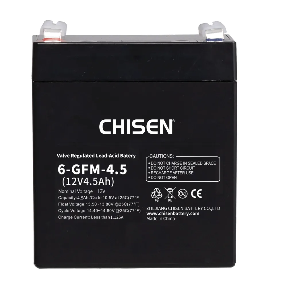 CHISEN 6-GFM-4.5 12V 4.5Ah GFM AGM VRLA Battery product image