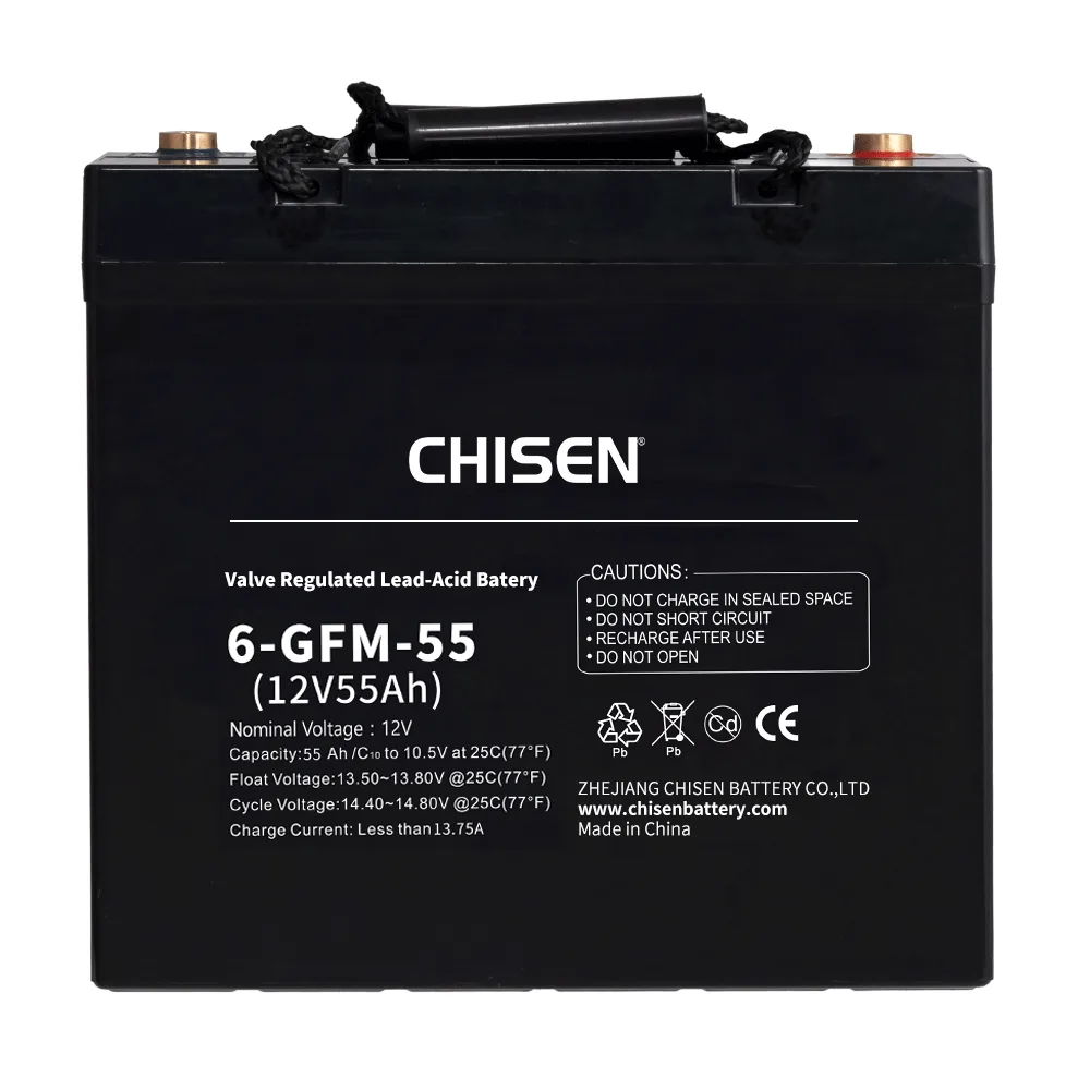 CHISEN 6-GFMJ-55 12V 55Ah GFMJ Gel VRLA Battery product image