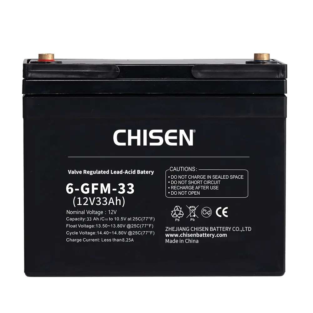 CHISEN 6-GFM-33 12V 33Ah GFM AGM VRLA Battery product image